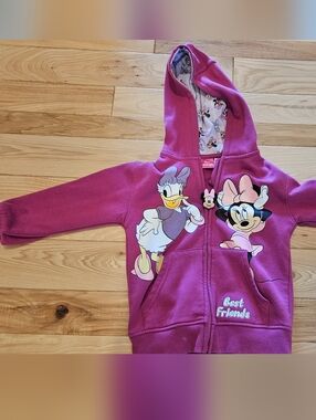 Minnie & Daisy Disney Girls Hoodie Jacket